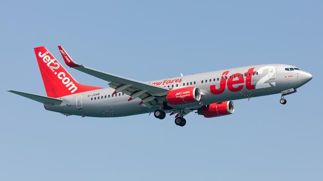 G-JZHB:Boeing 737-800:Jet2.com